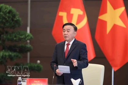 越共中央书记处常务书记陈锦秀。图自越通社