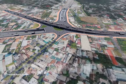 附图：建筑信息模型（BIM）、地理信息系统（GIS）和数字孪生（Digital Twin）等先进技术正得到强力应用。图自越通社