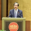 教育部长阮金山。图自越通社