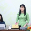 国会代表工作委员会副主任谢氏安。图自越通社