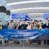 Vietravel Airlines开通河内（越南）至黄山（中国）包机航线正式开通。图自越通社