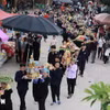 寇瓦（Khâu Vai）风流爱情集市让游客探索当地特色文化价值。图自越通社