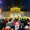 2025年越南"一乡一品"（OCOP）节20日晚在河内升龙皇城遗迹开幕。图自越通社