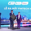 金融科技中心亮相仪式。图自越通社