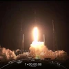 搭载60颗“星链”卫星的SpaceX“猎鹰9号”运载火箭从美国佛罗里达州卡纳维拉尔角太空军基地发射升空。图自越通社