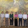 法国专家代表团在越南奠边府大捷博物馆参观体验3D展示空间。图自法国驻越南大使馆