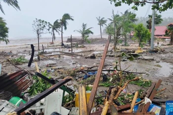 凤凰台风“凤凰”对菲律宾造成重大损失。图自越通社