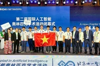 越南队闪耀2025国际人工智能奥赛 斩获三金。图自越通社