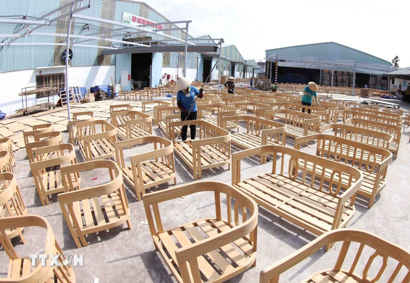 木材与林产品行业力争实现出口额达250亿美元的目标。图自越通社