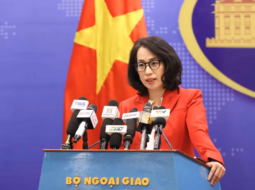 越南外交部发言人范秋姮。图自越通社