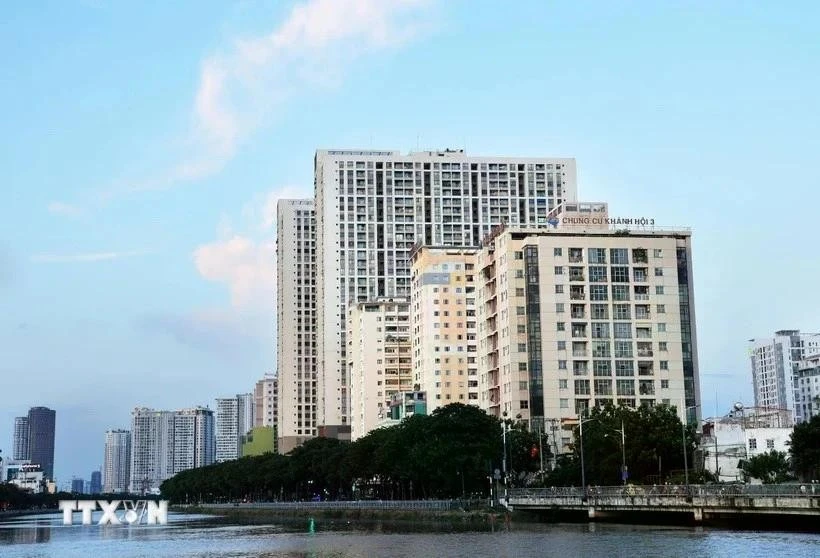 胡志明市某个保障性住房项目。图自越通社