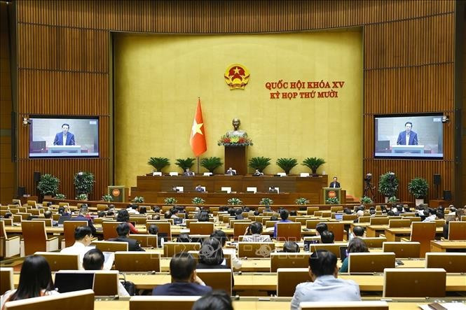 会议现场。图自越通社