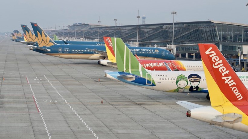 越南参与国际航空业碳抵消与削减机制。图自越通社