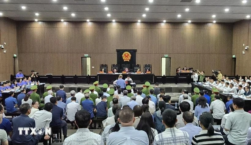被告人阮文厚承认检察院的全部指控。图自越通社