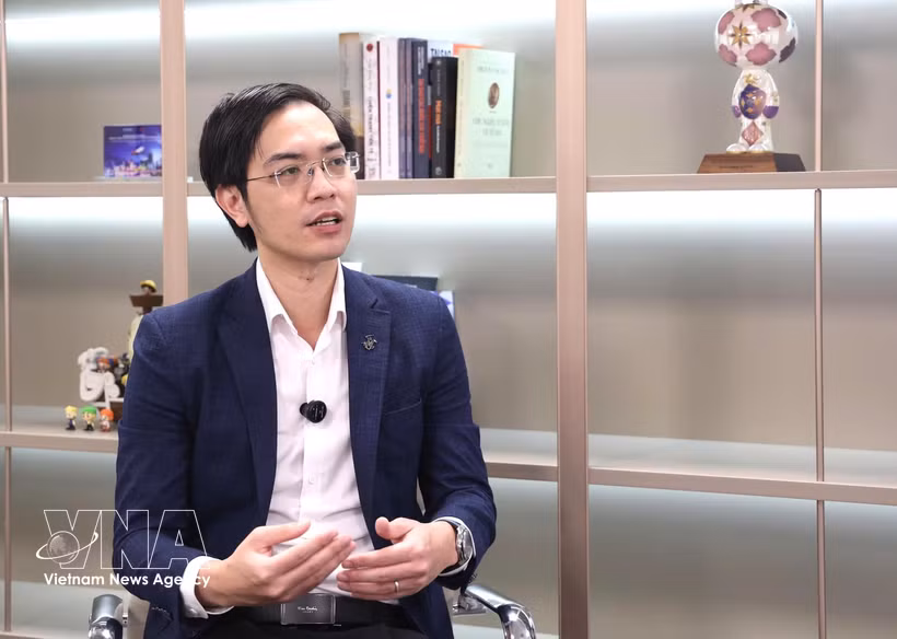越南胡志明市国际金融中心执行机构副主席阮友勋。图自越通社