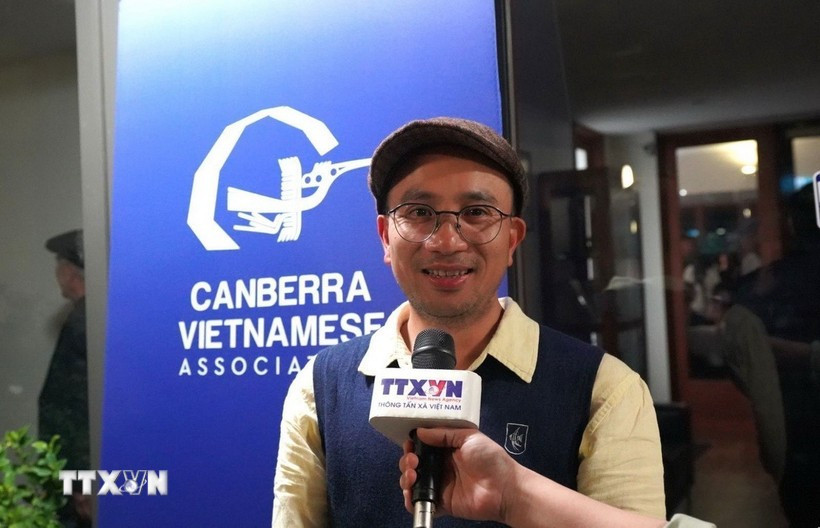 旅居堪培拉越南人协会主席、堪培拉越南企业家协会主席哈利·黄（Harry Hoàng）。图自越通社