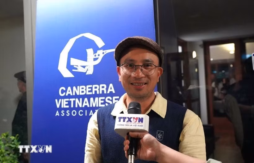 旅居堪培拉越南人协会主席、堪培拉越南企业家协会主席哈利·黄（Harry Hoàng）。图自越通社