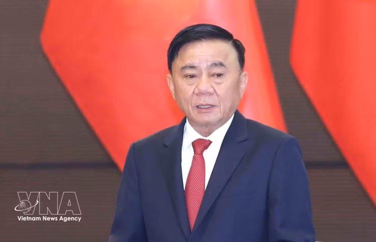 越共中央书记处常务书记陈锦秀。图自越通社