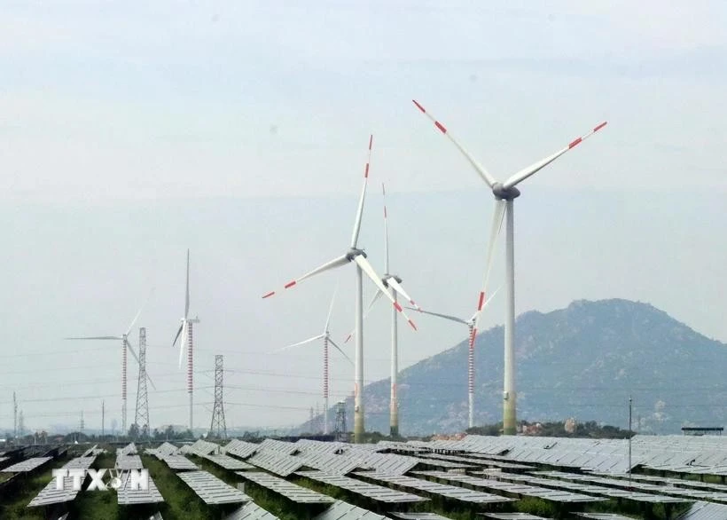 宁顺风电厂。图自越通社