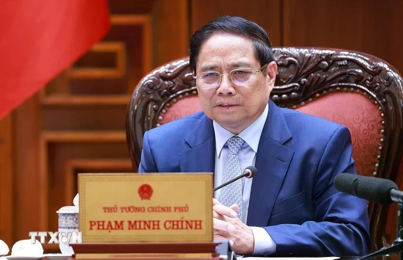 越南政府总理范明政。图自越通社
