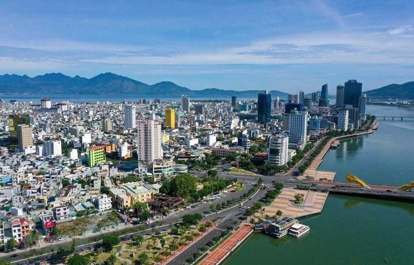 岘港市一角。图自越通社