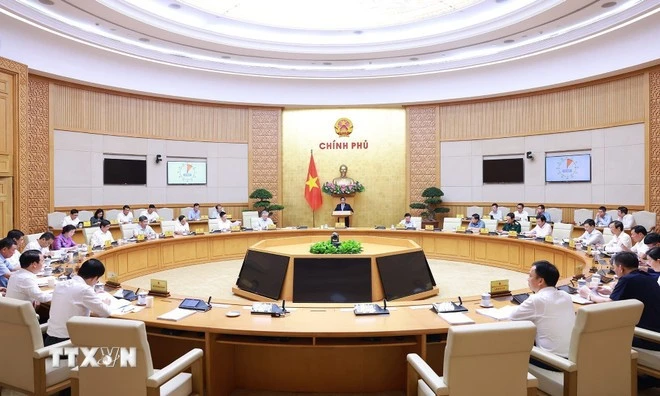 会议场景。图自越通社