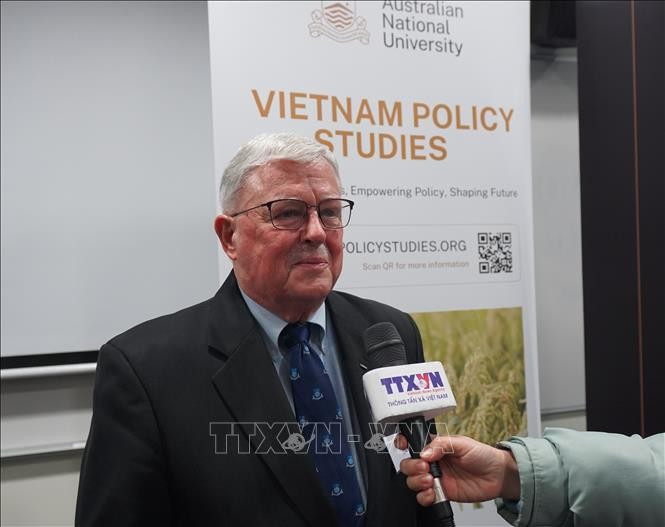 澳大利亚新南威尔士大学澳大利亚国防学院的越南研究专家卡尔·泰耶。图自越通社