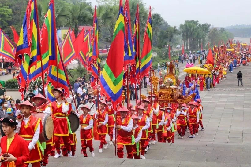 2024年雄王节。图自越通社