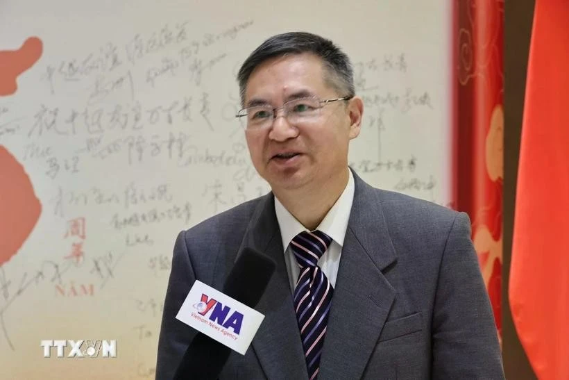 浙江工业大学区域国别研究院执行院长兼越南研究中心主任成汉平教授。图自越通社