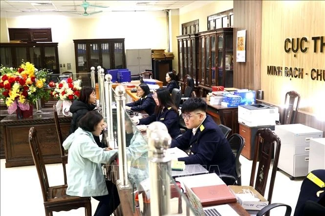 来自税收的国家预算收入增长28.6%。图自越通社