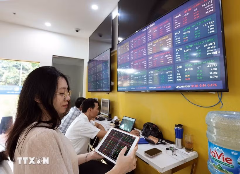 外资在越南股市升级后重返净买入。图自越通社