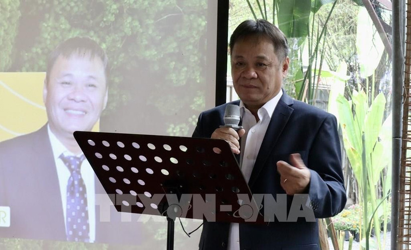 胡志明市建筑木材协会主席武光河。图自越通社