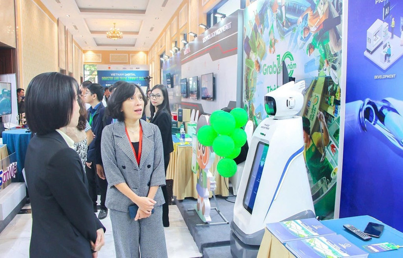 2025年越南电子商务与数字技术应用论坛现场。图自越通社