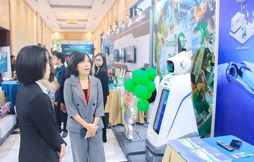 2025年越南电子商务与数字技术应用论坛现场。图自越通社