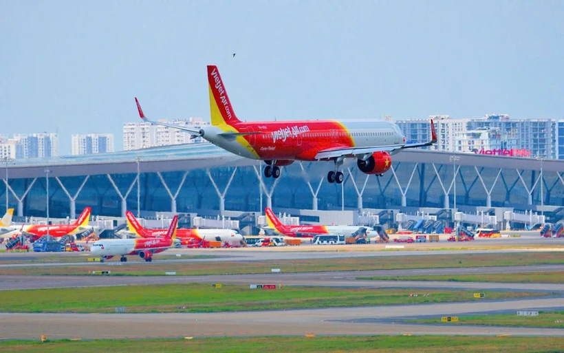 今年第一季度越捷航空合并利润同比增长24%。越捷供图