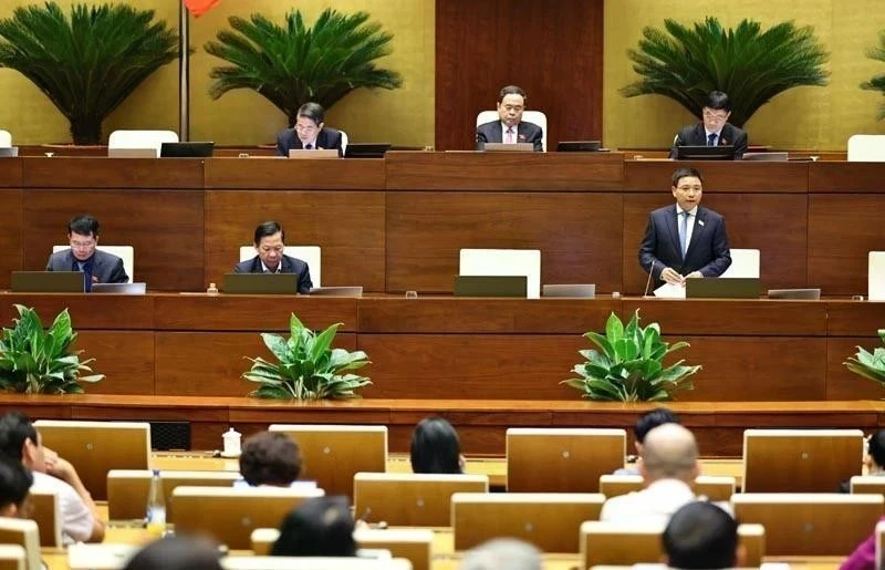 会议场景。图自越通社