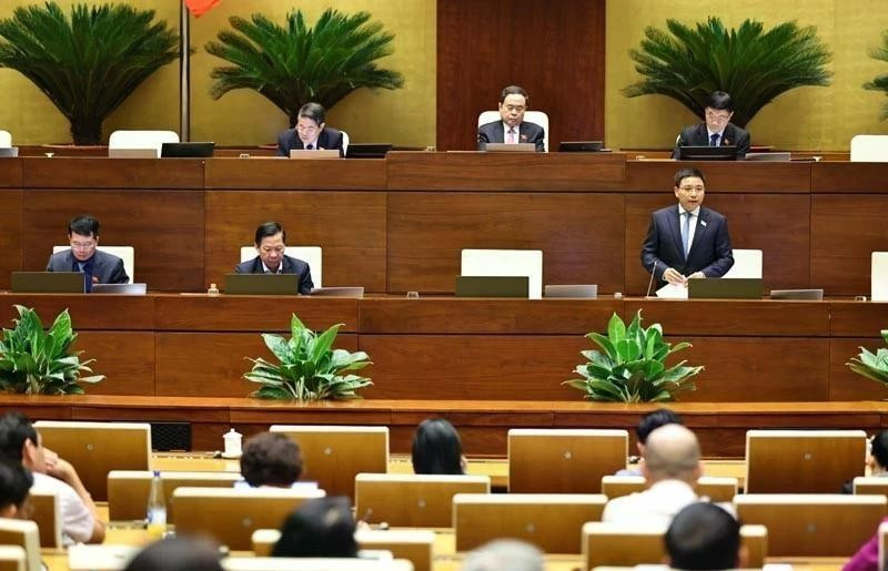 会议场景。图自越通社