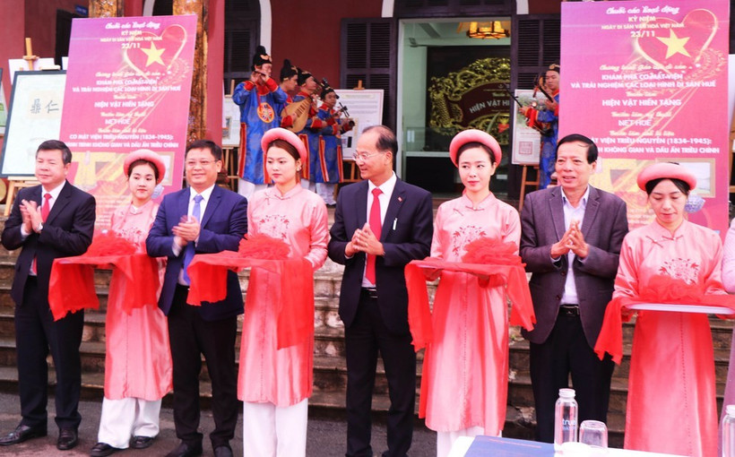 庆祝越南文化遗产周开幕式现场。图自越通社