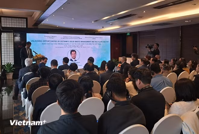 讨论会场景。图自Vietnam+