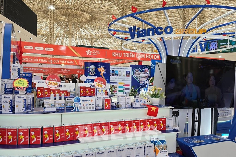 Vianco 公司展位。图自越通社