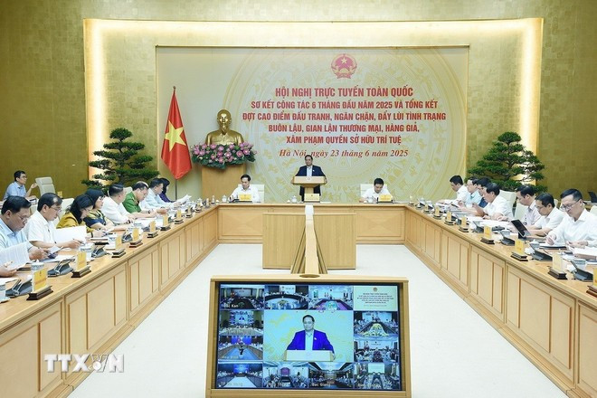会议场景。图自越通社