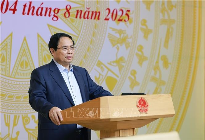 范明政总理发言。图自越通社