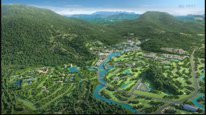 岘港自由贸易区效果图。图自太阳集团