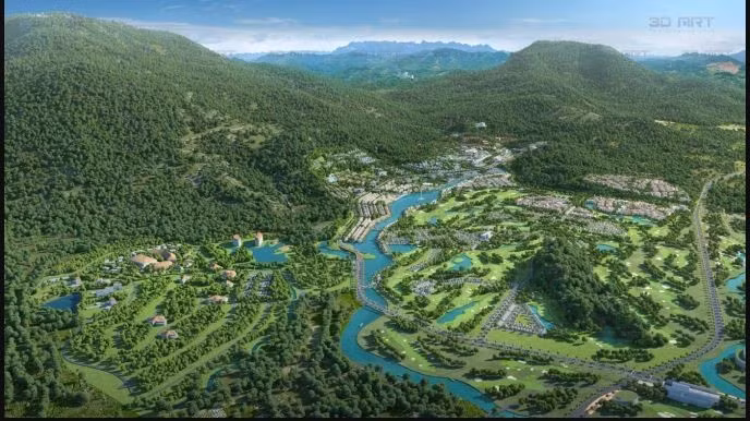 岘港自由贸易区效果图。图自太阳集团
