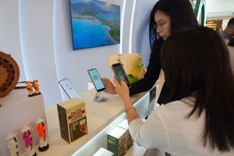 中国游客可使用支付宝（Alipay）电子钱包扫描VIETQRGlobal二维码。图自