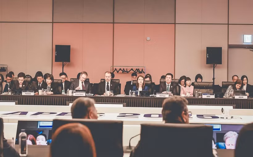 第36届外交—经济部长级会议现场。图自互联网