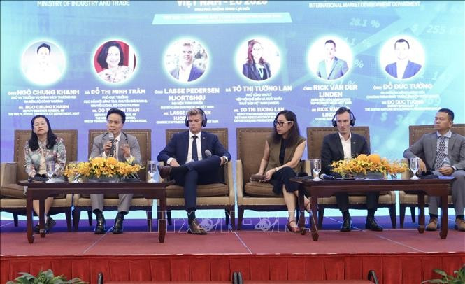 讨论会现场。图自越通社