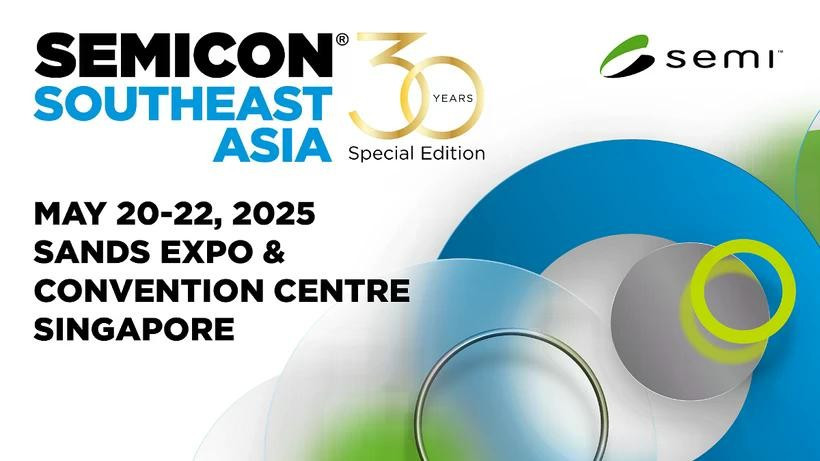 2025年东南亚半导体展览会海报。图自越通社