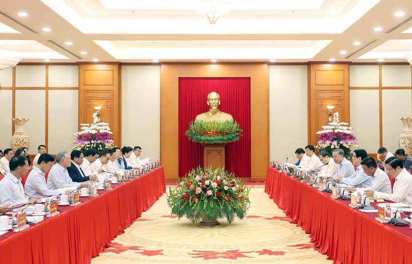 会议现场。图自越通社