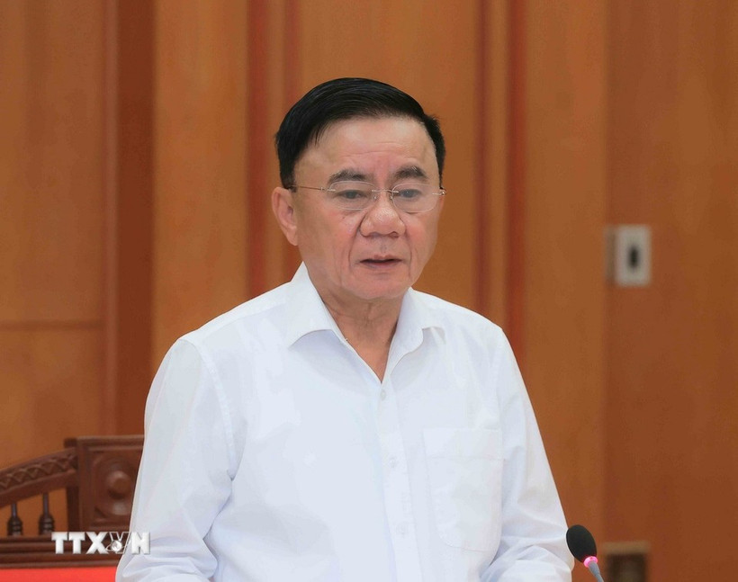 越共中央书记处常务书记陈锦绣。图自越通社